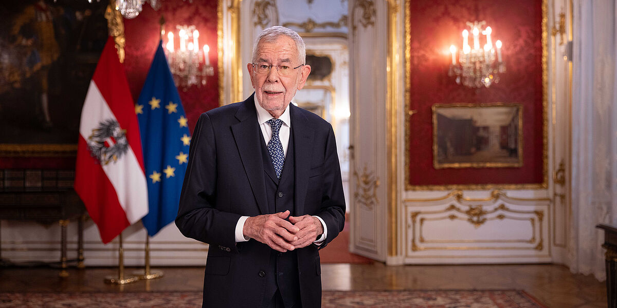TV-Ansprache von Bundespräsident Alexander Van der Bellen zum Nationalfeiertag 2026.