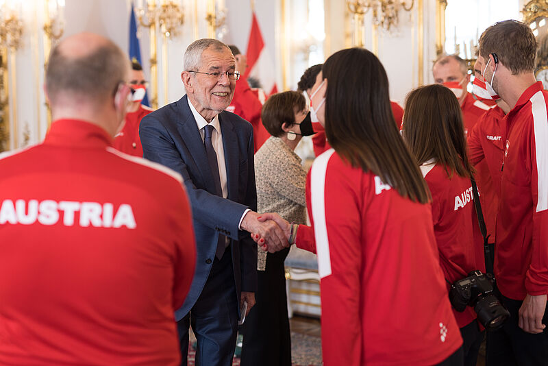 Verabschiedung der TeilnehmerInnen an den Deaflympics 20. April 2022
