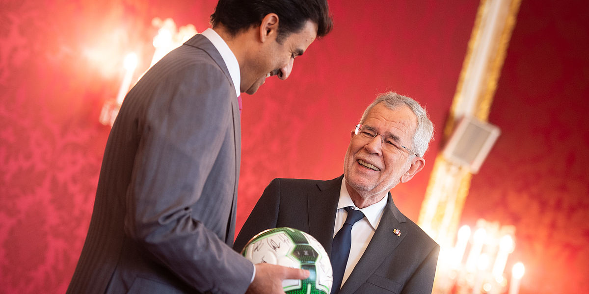 Offizieller Besuch des Emirs von Katar in Österreich