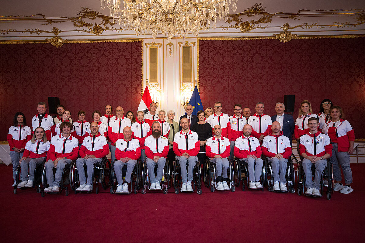 Empfang für das Österreichische Paraolympische Team 11. Oktober 2021