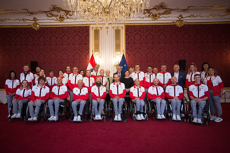 Empfang für das Österreichische Paraolympische Team 11. Oktober 2021