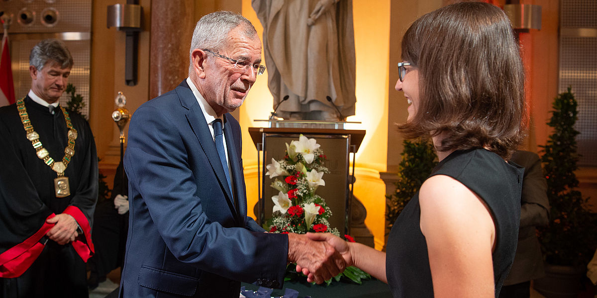 Sub auspiciis-Promotion an der Technischen Universität Graz