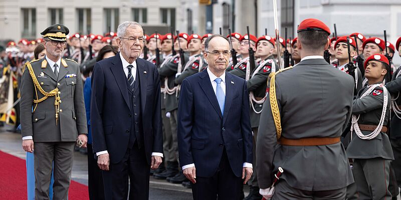 Offizieller Besuch des Präsidenten der Republik Albanien in Österreich