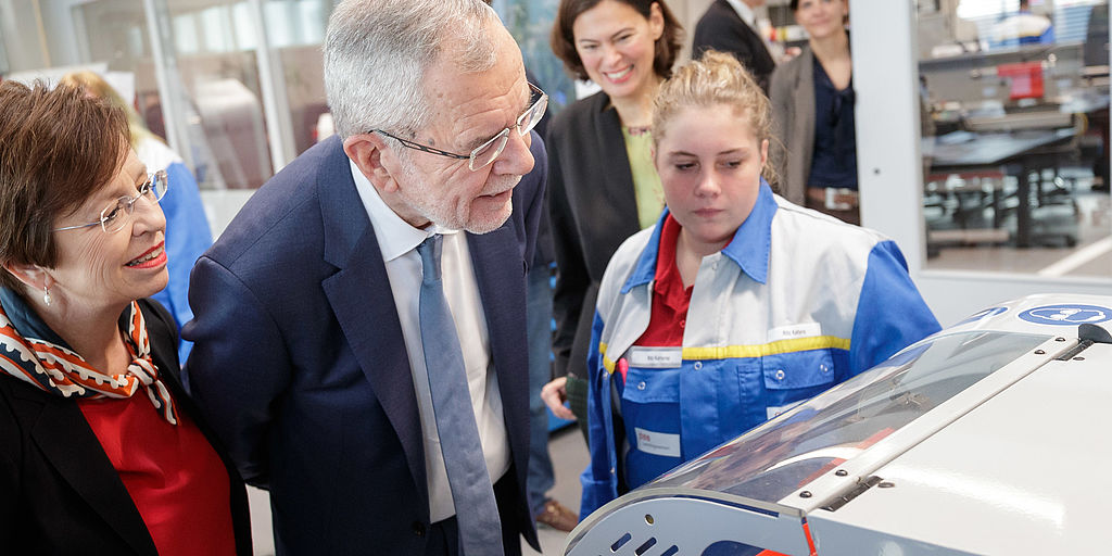 Besuch in der Lehrwerkstätte der ÖBB am Hebbelplatz in Wien