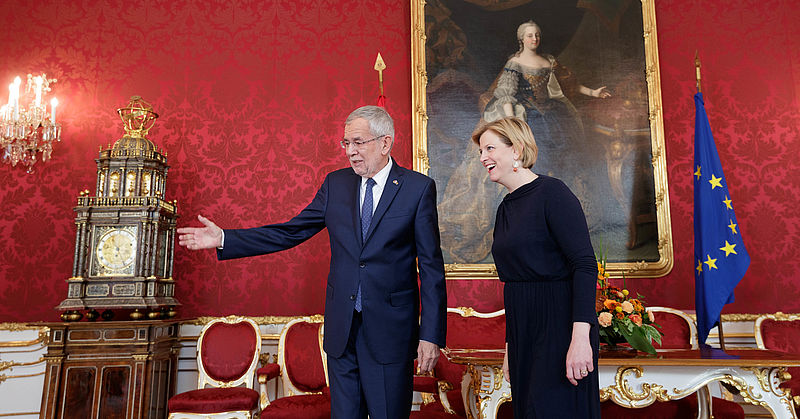 Gespräch mit der Obfrau der NEOS Beate Meinl-Reisinger 21 Mai 2019