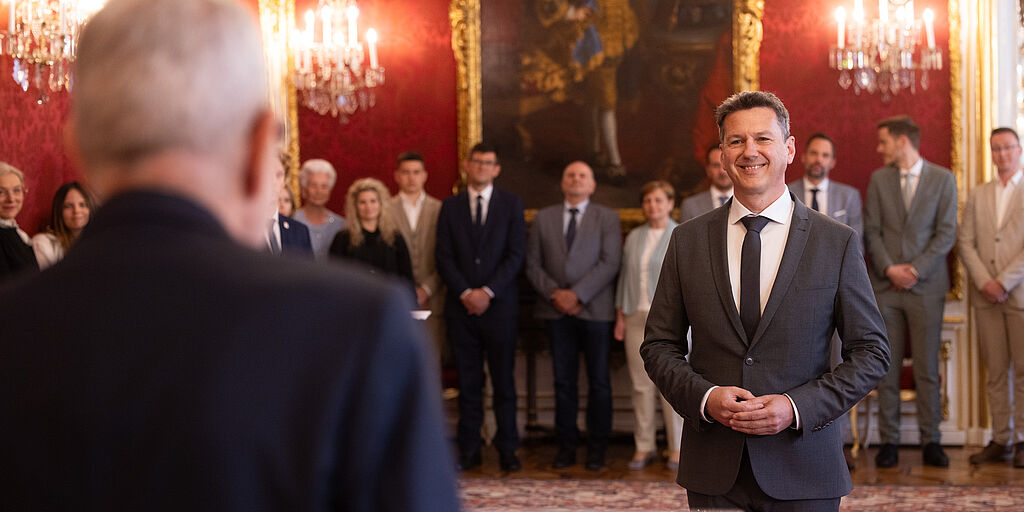 Angelobung von Daniel Fellner zum Landeshauptmann von Kärnten