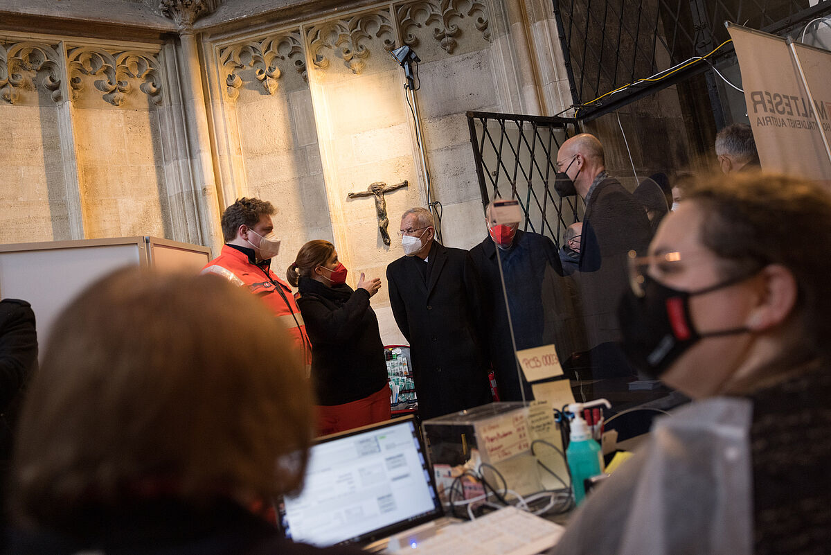 Weihnachtsbesuch bei Kardinal Christoph Schönborn 16. Dezember 2021