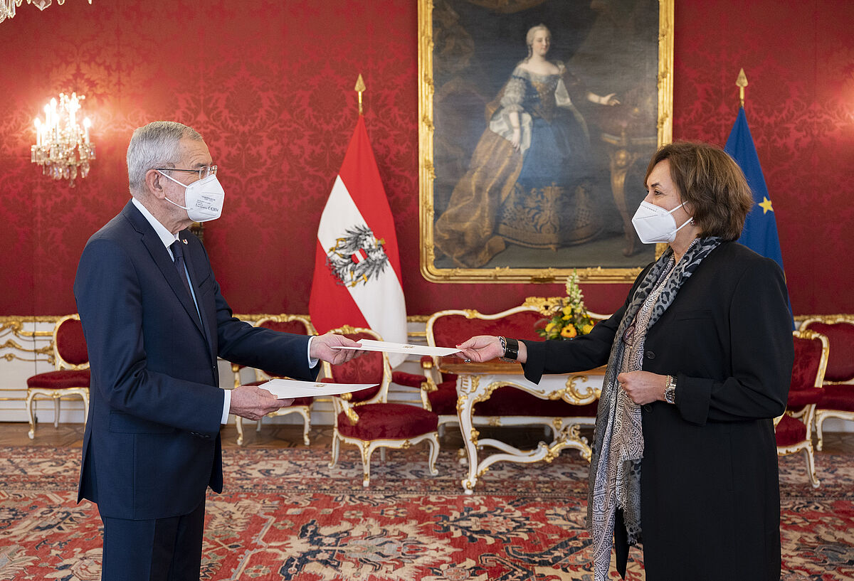 Überreichung von Beglaubigungsschreiben 12. Jänner 2022