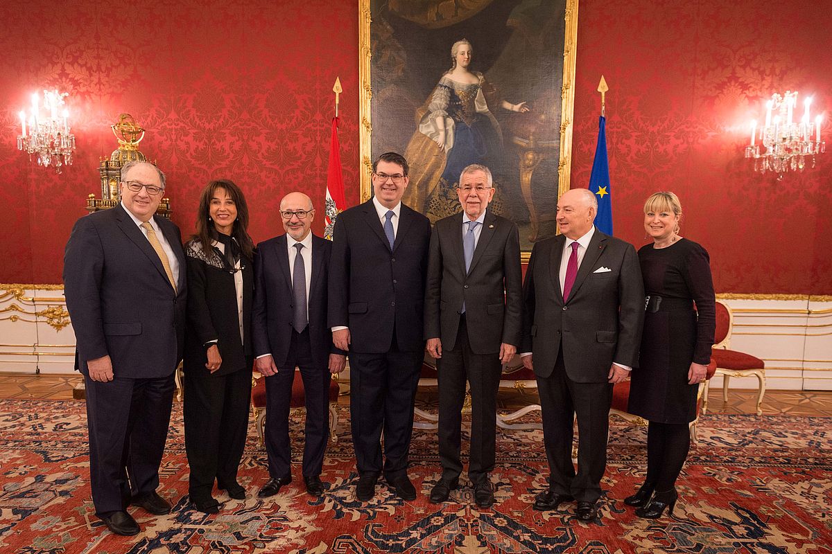 Besuch einer Delegation des Europäischen Jüdischen Kongresses