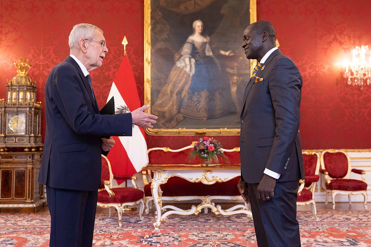 Überreichung von Beglaubigungsschreiben 20. Februar 2024