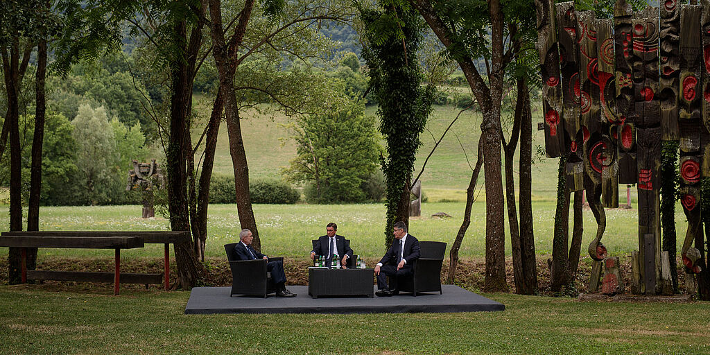 Trilaterales Präsidententreffen Slowenien-Kroatien-Österreich