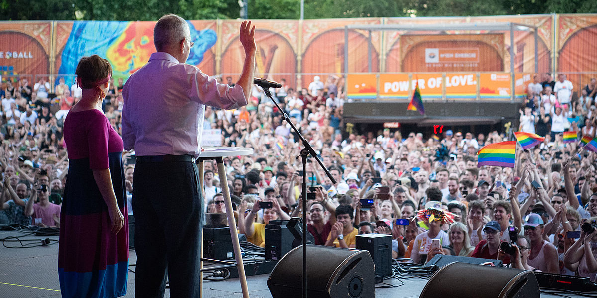Rede des Bundespräsidenten bei EuroPride 2019