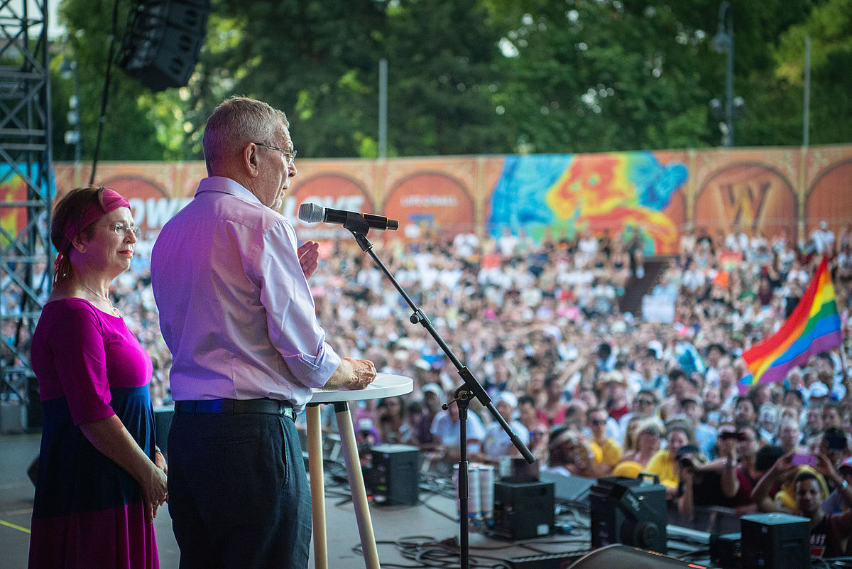 Abschlusskundgebung von EuroPride Vienna 2019 15 Juni 2019