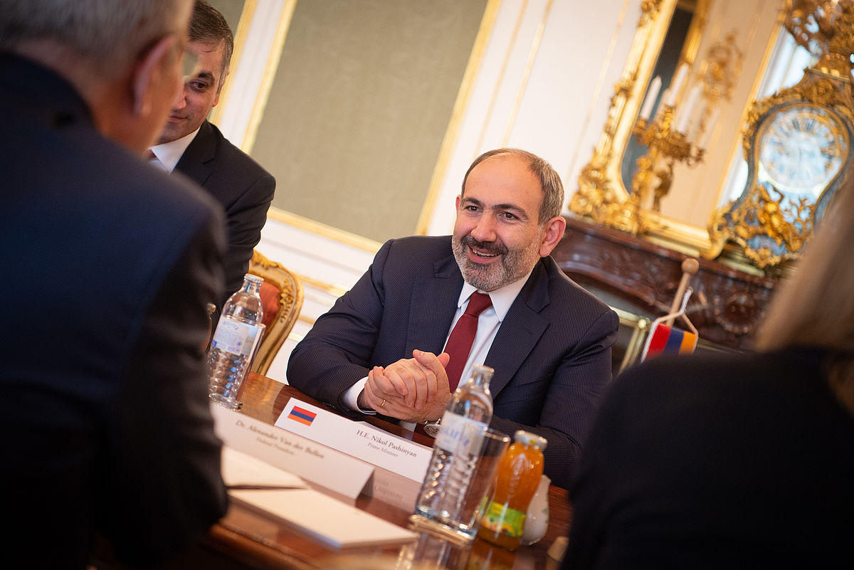 Gespräch mit dem Premierminister der Republik Armenien Nikol Paschinjan 29. März 2019