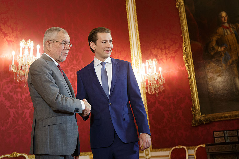 Bundespräsident empfängt die Parteiobleute zu Gesprächen 2. Oktober 2019