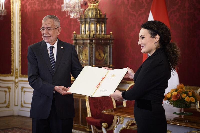 Überreichung von Beglaubigungsschreiben 30. September 2020