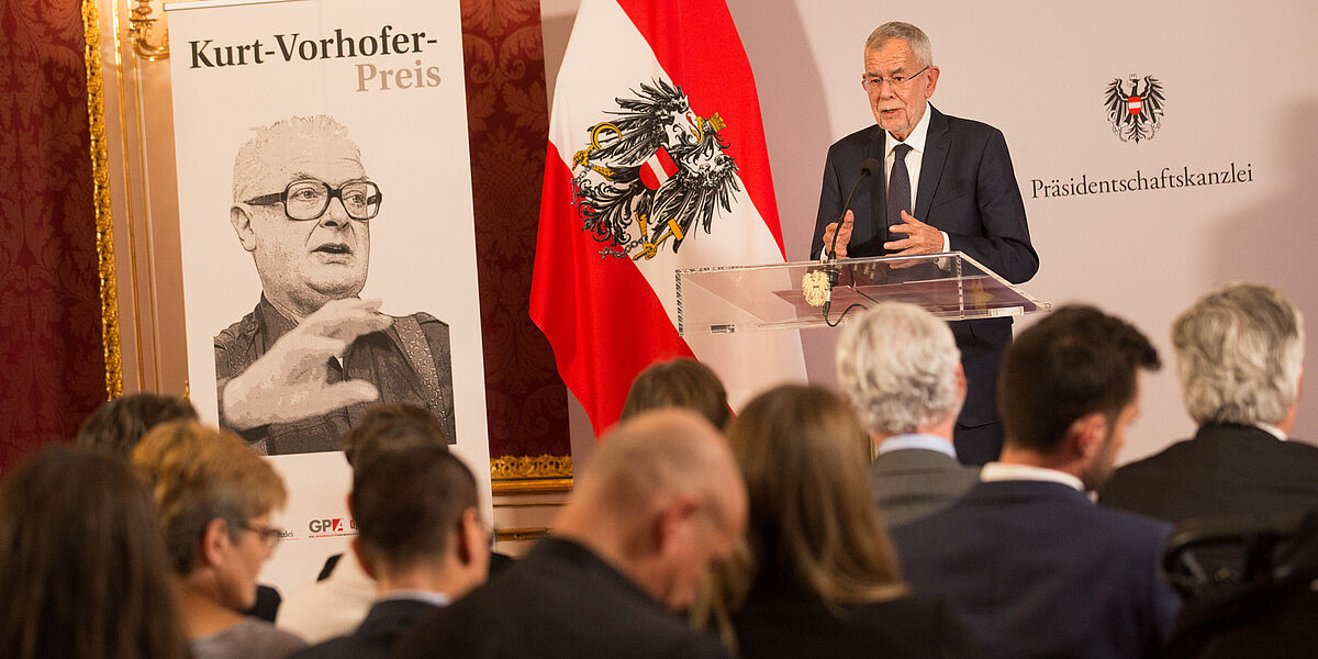 Verleihung der Kurt Vorhofer- und Robert Hochner-Preise
