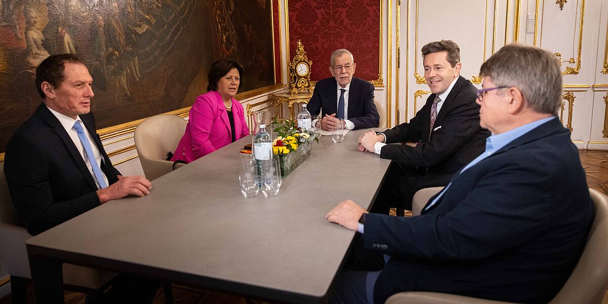 Gespräch mit der Spitze der österreichischen Sozialpartnerschaft