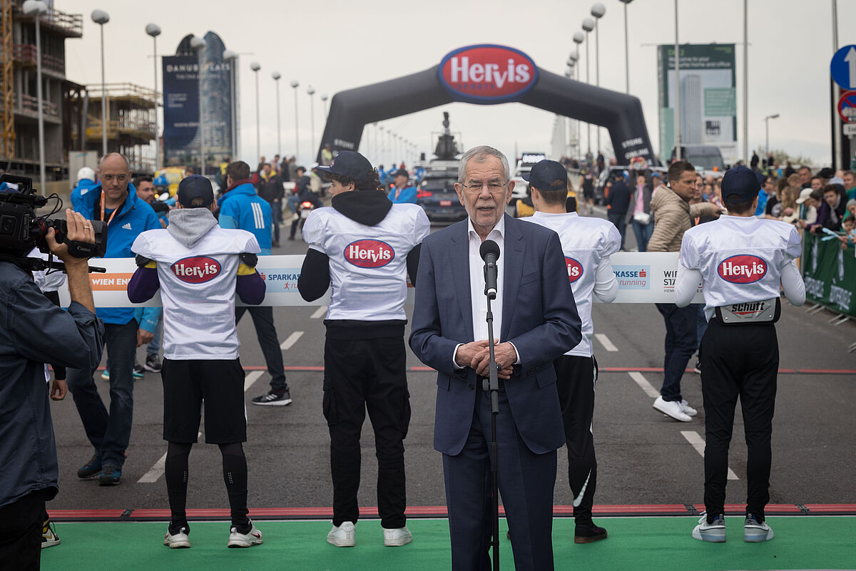 Eröffnung des Vienna City Marathons 24. April 2022