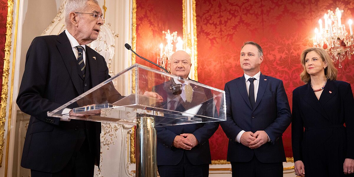 Ernennung und Angelobung der Bundesregierung