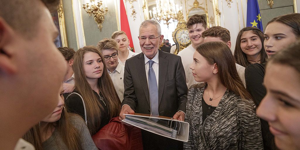 Schülerinnen- und Schülertag in der Hofburg
