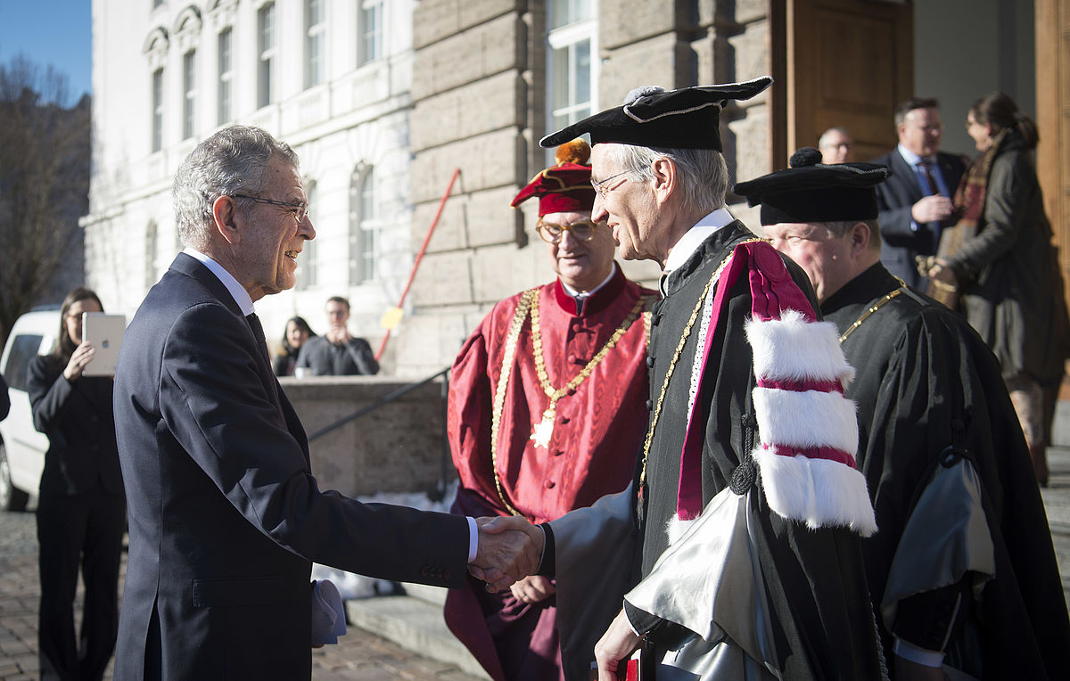 Sub auspiciis-Promotion an der Leopold-Franzens-Universität und Medizinischen Universität Innsbruck