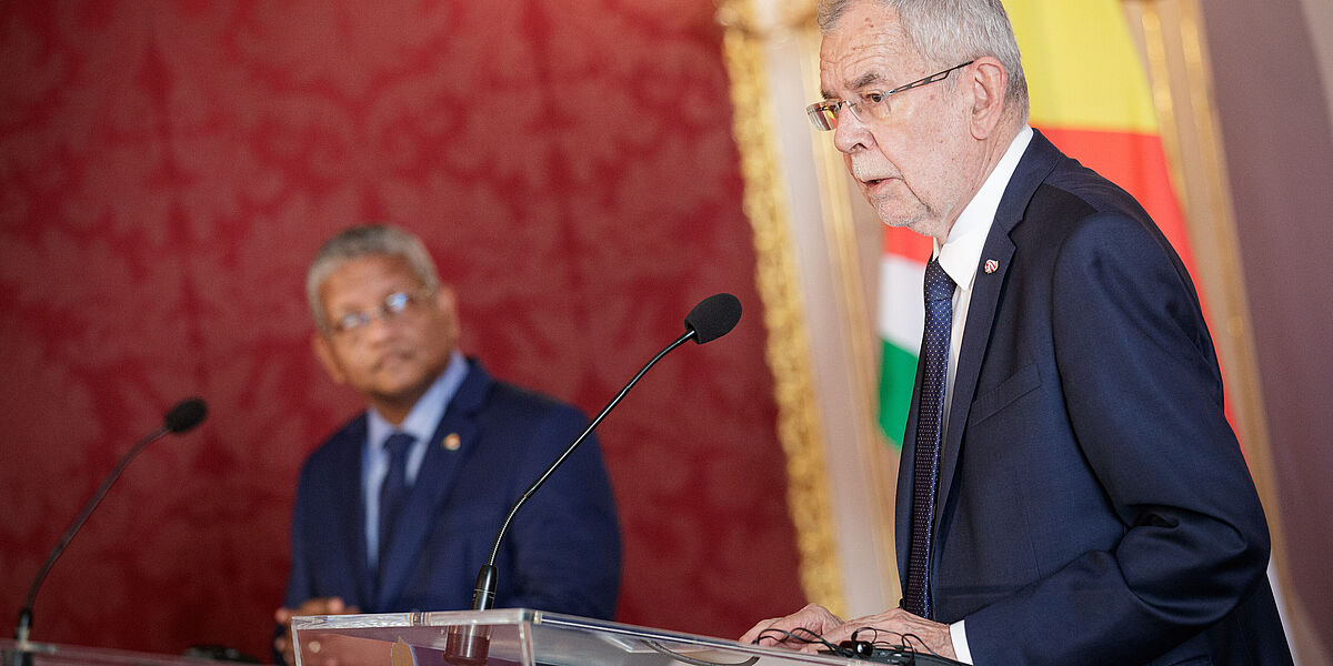 Offizieller Besuch des Präsidenten der Republik Seychellen in Österreich