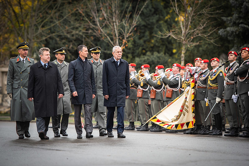 Kranzniederlegungen am Wiener Zentralfriedhof 29. Oktober 2019