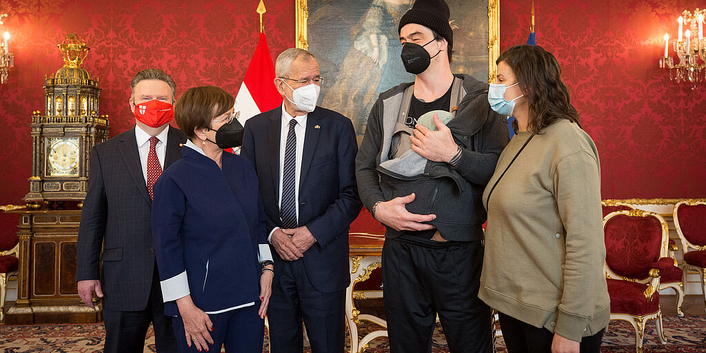 Besuch der Impfstrasse in der Hofburg