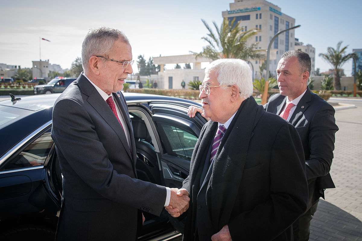 Bundespräsident Alexander Van der Bellen in Palästina 5. Februar 2019