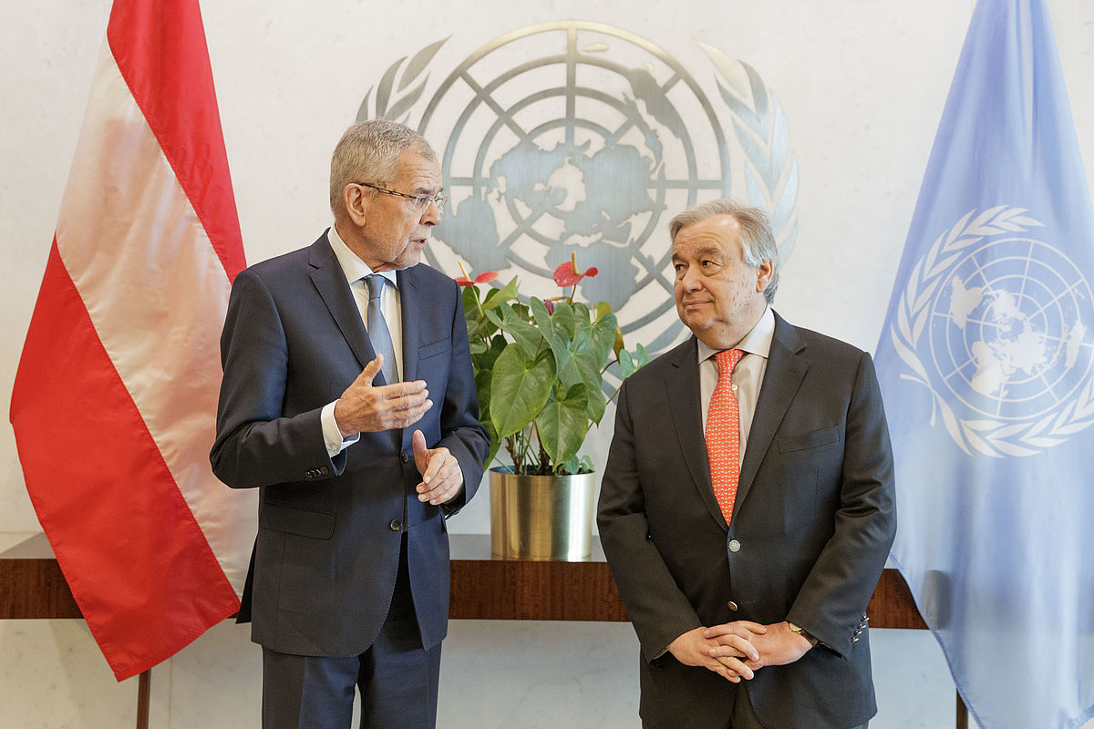 Gespräch mit António Guterres in New York 27. März 2019