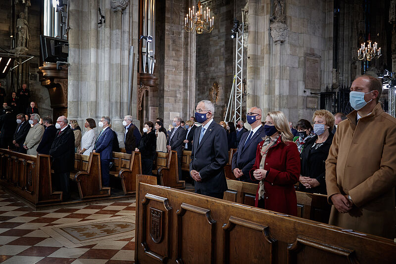 Weihe der erneuerten "Riesenorgel" im Wiener Stephansdom 4. Oktober 2020