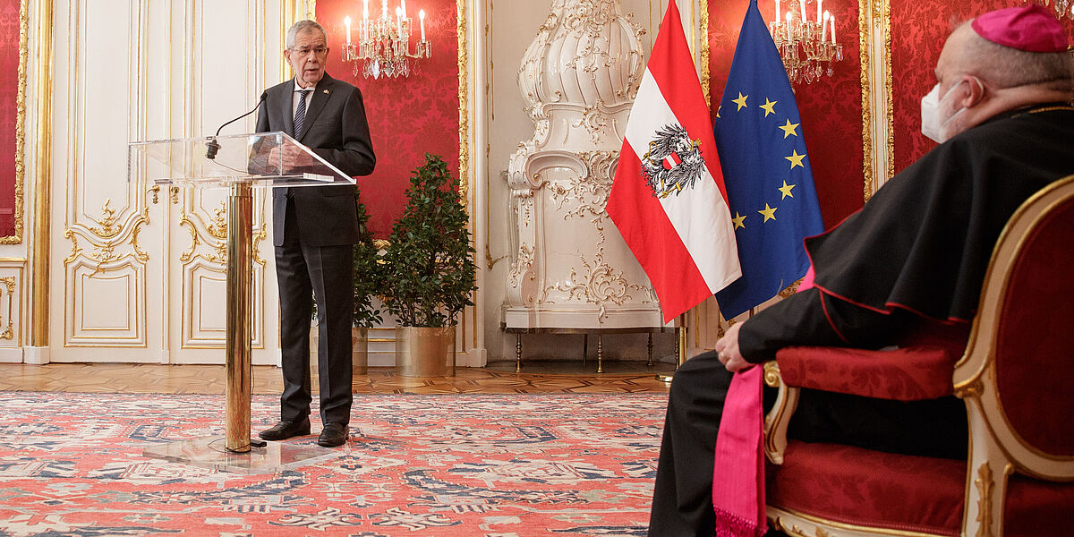 Rede des Bundespräsidenten beim virtuellen Neujahrsempfang für das Diplomatische Corps 2021