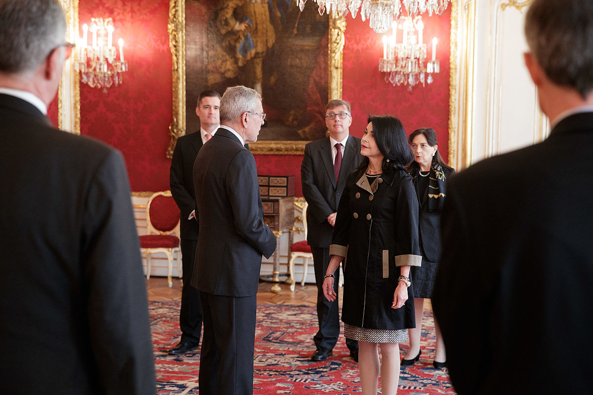 Überreichung von Beglaubigungsschreiben 19. September 2018