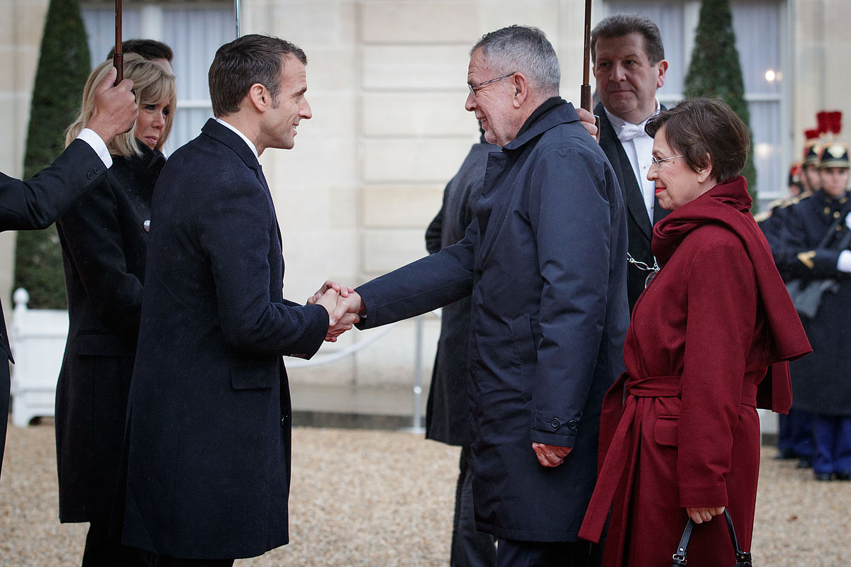 Feierlichkeiten zum 100-jährigen Jubiläum des Waffenstillstandes von 1918 und dem Pariser Friedensforum in Paris