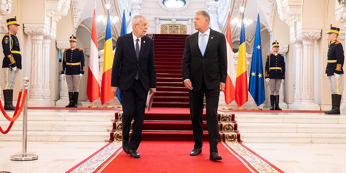 Teilnahme von Bundespräsident Alexander Van der Bellen an der Drei-Meer-Initiative in Bukarest