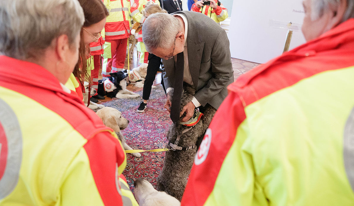 Besuch von Therapiehunden des Samariterbunds Favoriten 10. September 2019