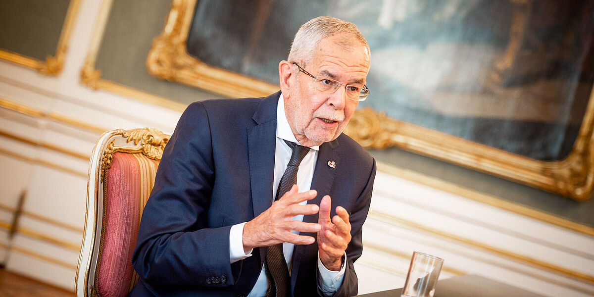 Bundespräsident über die internationale Klimapolitik anlässlich seiner Reise zur UN-Klimakonferenz COP28 nach Dubai