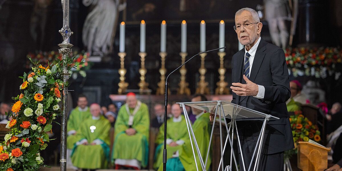 Rede von Bundespräsident Alexander Van der Bellen zum Abschiedsgottesdienst von Kardinal Christoph Schönborn