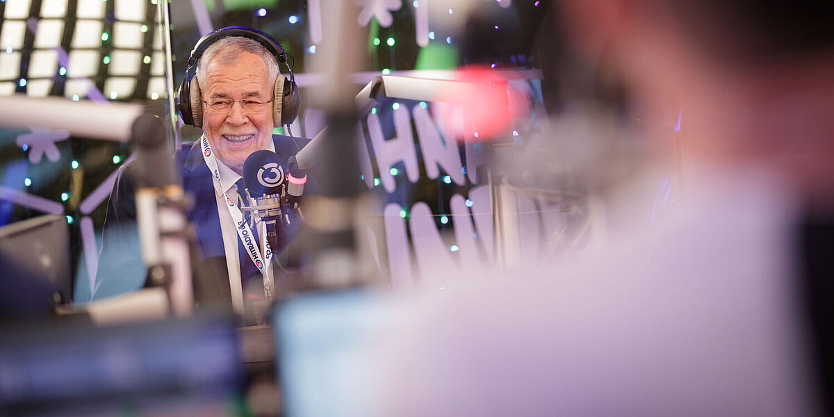 Bundespräsident beim Ö3-Weihnachtswunder