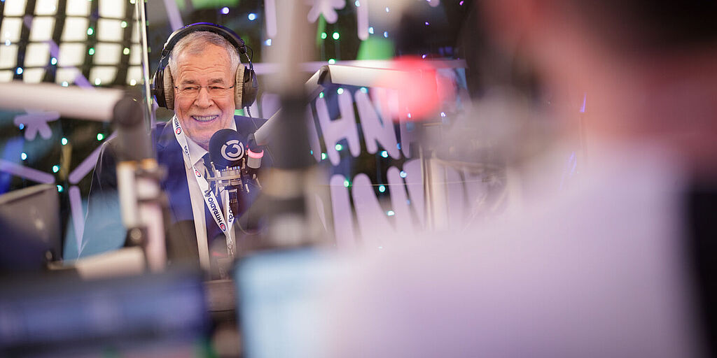 Bundespräsident beim Ö3-Weihnachtswunder