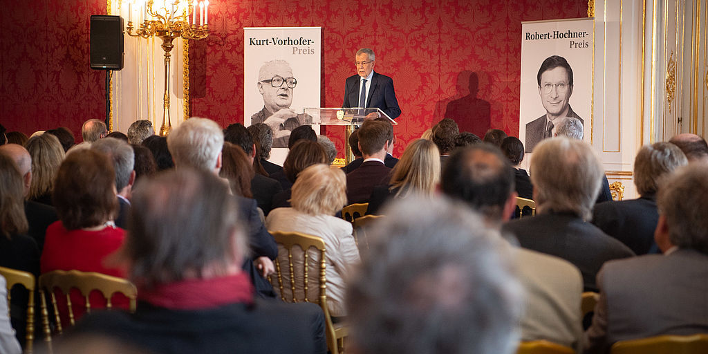 Überreichung des Kurt Vorhofer- und des Robert Hochner-Preises
