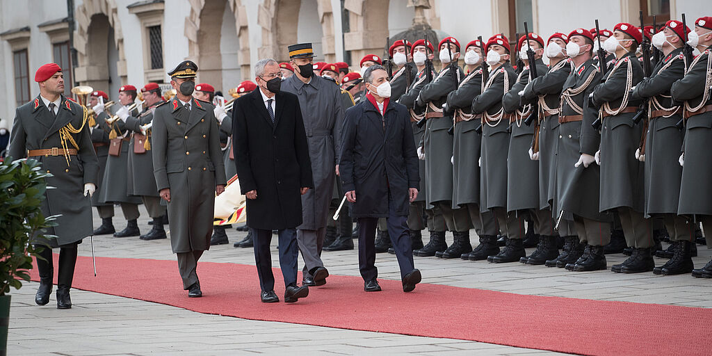 Offizieller Besuch des Bundespräsidenten der Schweizerischen Eidgenossenschaft, Ignazio Cassis, in Österreich.