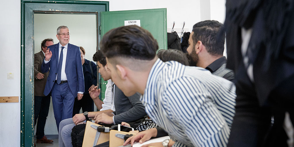 Besuch im Wiener Integrationshaus