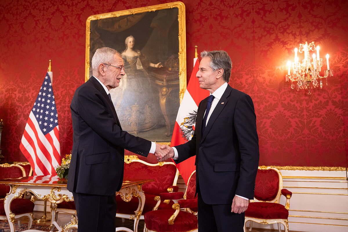Gespräch mit US-Außenminister Antony Blinken  15. März 2024