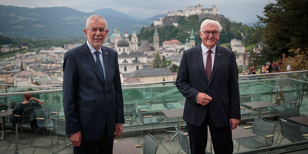 Bundespräsident und Frank-Walter Steinmeier bei Salzburger Festspielen
