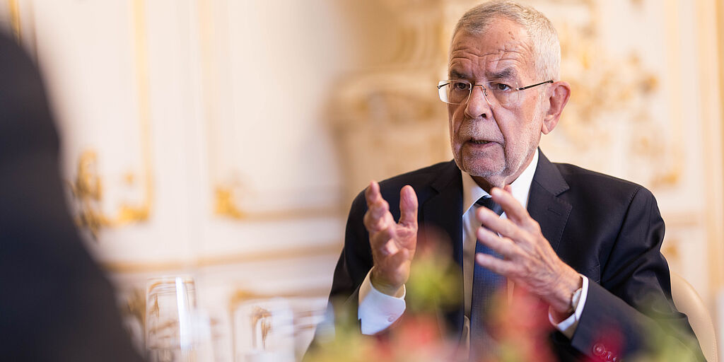 Bundespräsident Alexander Van der Bellen 