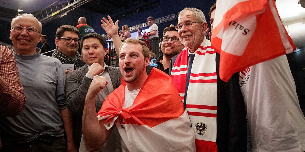 Besuch des Österreich-Deutschland-Spiels der Handball-Europameisterschaft