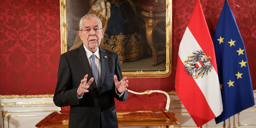 TV-Ansprache von Bundespräsident Alexander Van der Bellen anlässlich der Verordnung zum 2. Lockdown