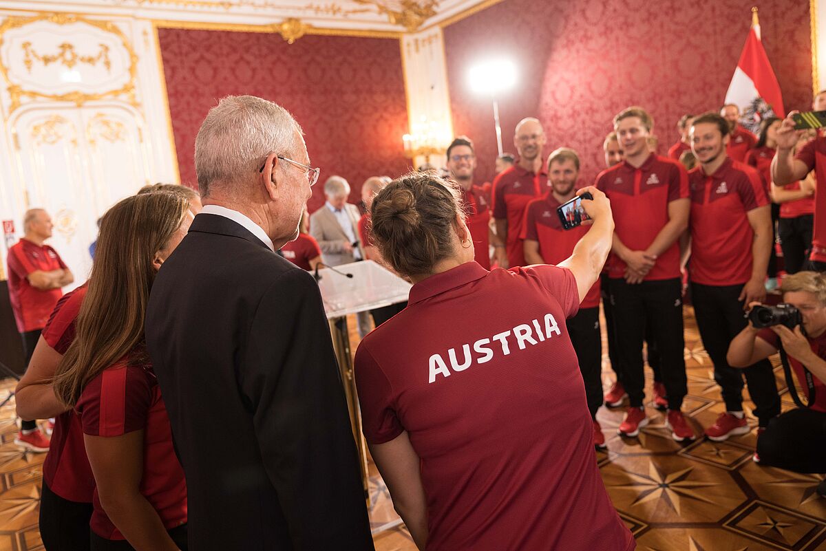 Verabschiedung des österreichischen Teams an den World Games 2022 23. Juni 2022